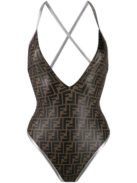 fendi monogram shirt womens|Fendi monogram swimwear.